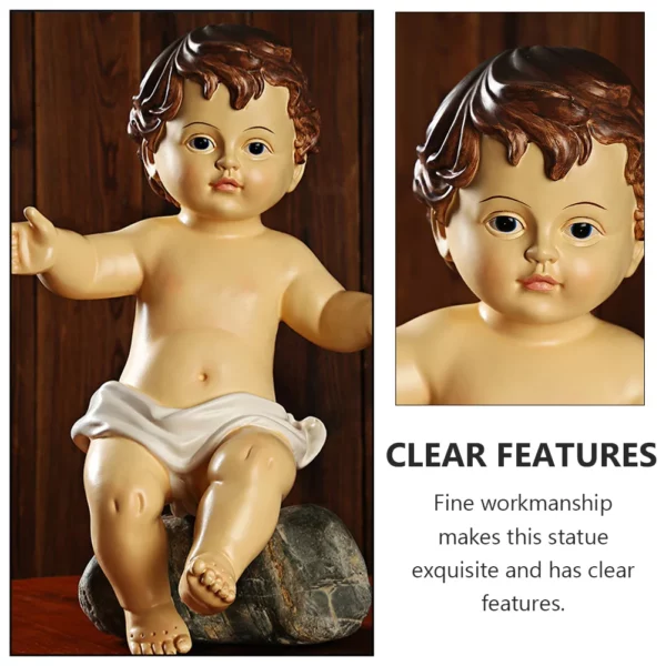 Figurine de jésus pour bébé, décoration de bureau, ornement de table, jésus – Image 5