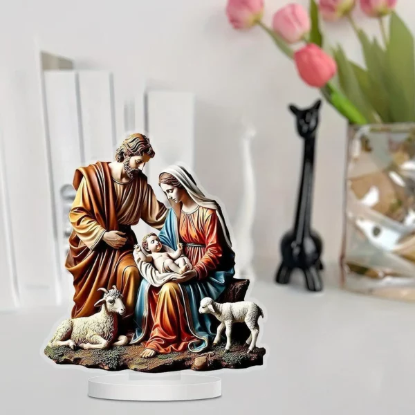 Vierge Marie et Jésus Statue Cadeaux de Noël Nativité FigAuckland pour la Grande-Bretagne – Image 7