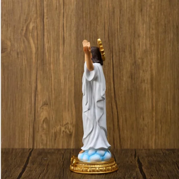 Statue du Saint-Christ, allélia il est levé, 1 pièce, 8 pouces, Figurine de résurrection, décoration automatique – Image 15