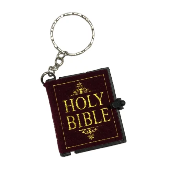 Mini porte-clés pendentif Bible fait à la main, ornement de porte-clés, petit nettoyage, fait à la main, saute, cadeaux d'anniversaire – Image 7