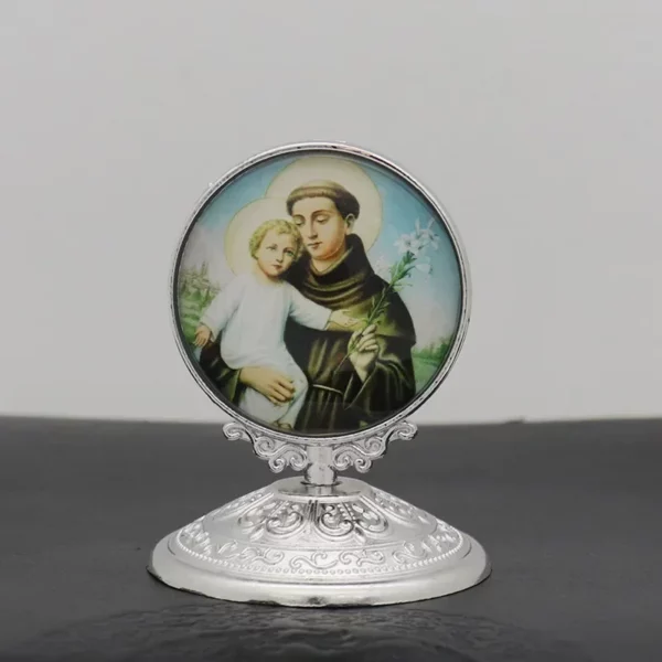 Statue religieuse pour la décoration de la maison, Jésus, la Vierge Marie, la Sainte icône, le Christ catholique, l'ange, la voiture, le bureau, les fournitures, nouveau, 2023 – Image 14