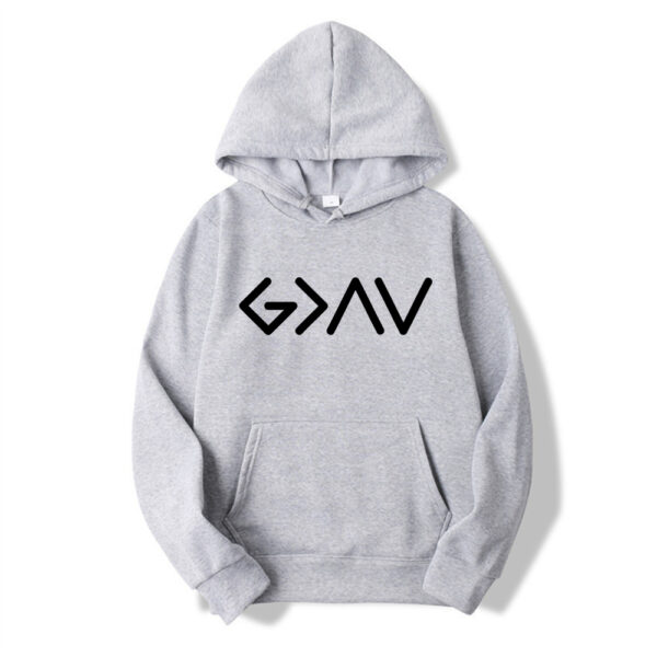 Sweat à capuche chrétien, Dieu est plus grand, STORThe High and Low, Bible, cadeau d'amant de Jésus, sweats à capuche de Jésus, pull de foi – Image 16