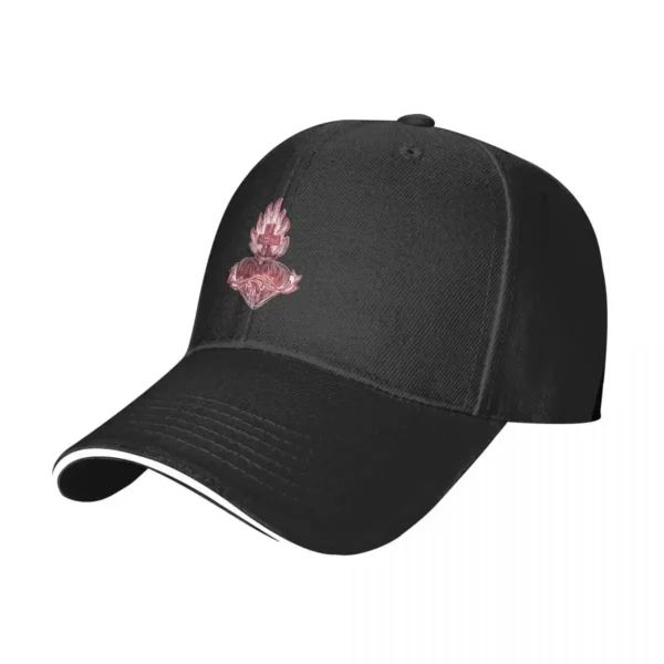 Casquette de baseball du Sacré-Cœur de Jésus pour hommes et femmes, casquette de golf, chapeau derby, casquette militaire, marque de luxe – Image 2