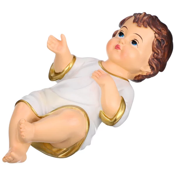 Statue de Saint-bébé religieux, ornement de Saint-enfant, résine de bébé de Jésus, ornement d'artisanat, mini poupées, statue d'église, cadeaux – Image 5