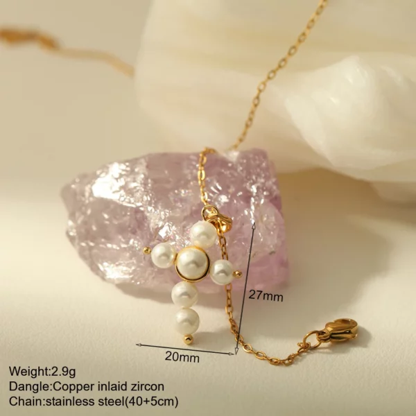 Croix Collier Pour Les Femmes Bohème Jésus Vierge Marie Choker Boho Zircon Colliers En Acier Inoxydable Longue Chaîne Nouveau Dans le cou Bijoux – Image 49
