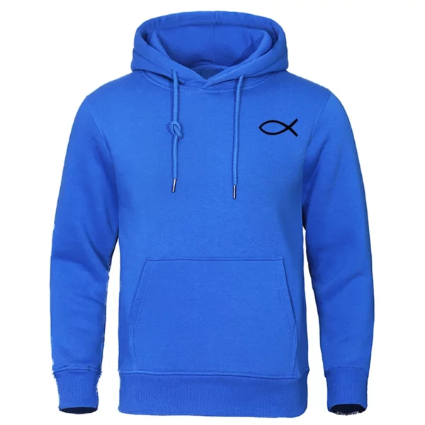 Sweat-shirt chrétien jésus pour hommes et femmes, sweats à capuche de poisson, pull de marque de haute qualité, sweat à capuche chaud Smile, streetwear décontracté, automne, hiver – Image 14
