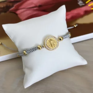 KKBEAD-Bracelet Tressé à la Main pour Femme, Vierge Marie, Ise Upe, Bijoux ChréKh, Cadeaux d'Amis