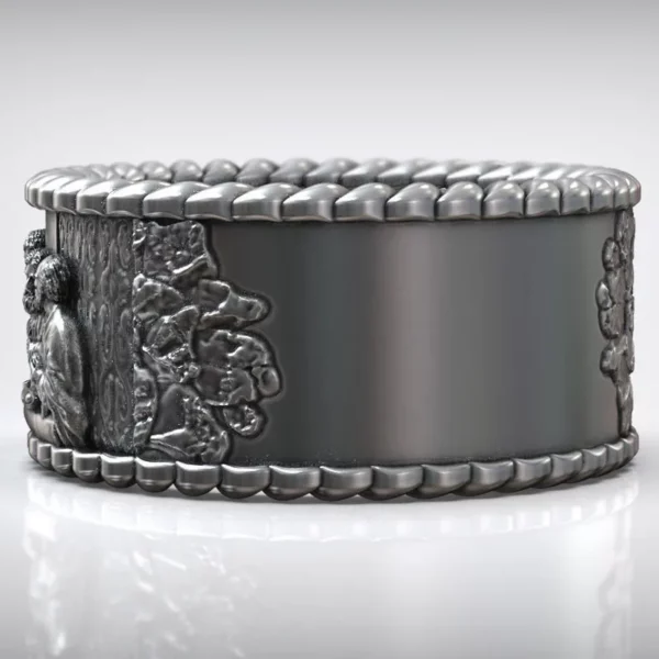 Bagues en argent Sterling massif 925, 15g, le dernier groupe de dîner, jésus-Christ ang Twelwe, personnalisées, plusieurs tailles 6-13 – Image 3