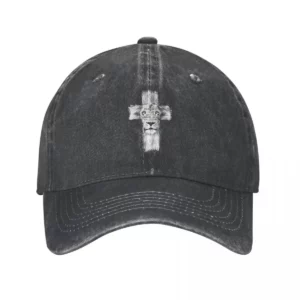 CasAdvantages-Casquette de Baseball 100% coton pour femmes, vintage, délavée, cool, chapeau de soleil, juda, jésus, croix, été