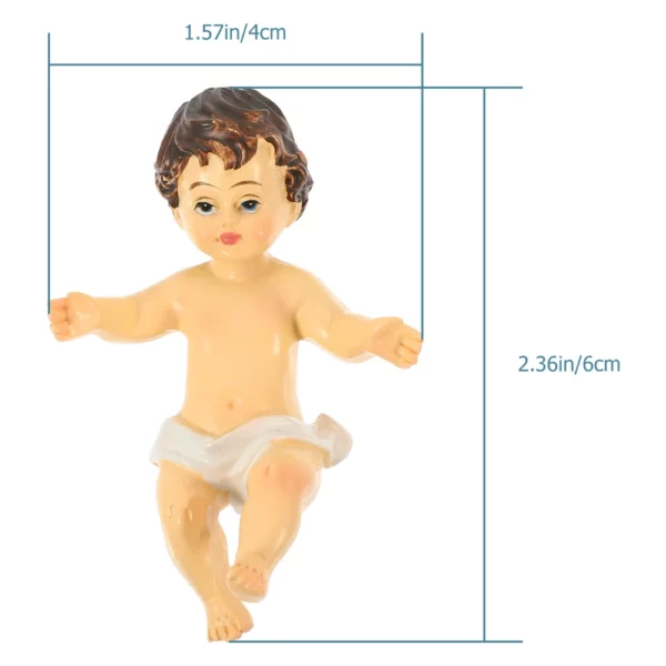 Figurine de jésus pour bébé, décoration de bureau, ornement de table, jésus – Image 21
