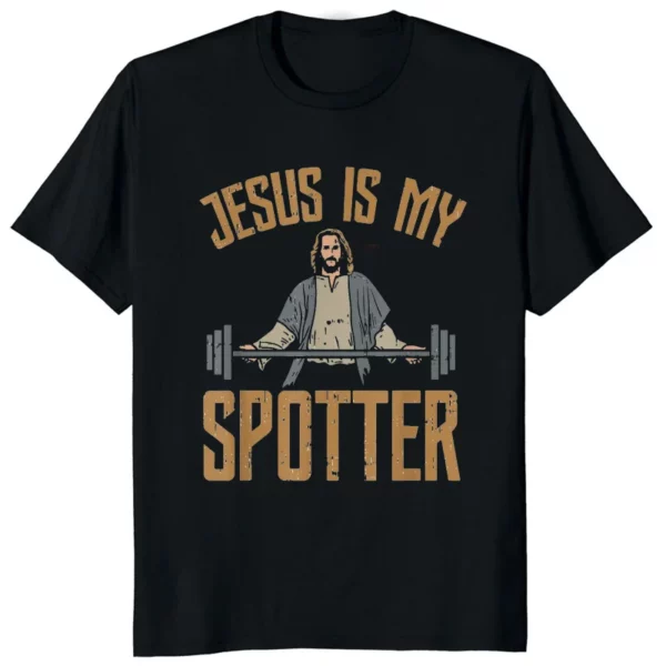 Rétro Vintage jésus Christ gymnase t-shirts hommes pur foi chrétienne t-shirt haut à manches courtes drôle imprimé graphique t-shirt cadeau