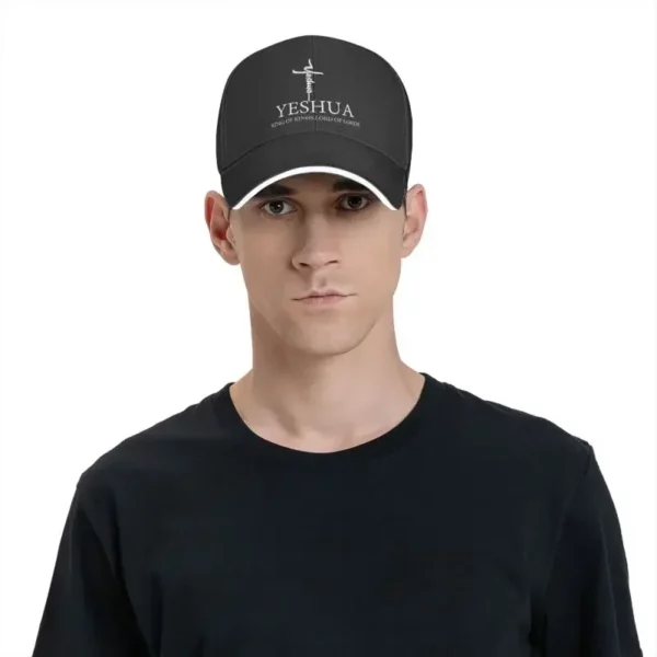 Casquette de Baseball personnalisée Yeshua jésus chrétien, Protection solaire pour femmes et hommes, réglable, Religion, foi, chapeau de papa, automne – Image 6