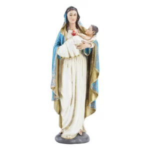 Statue de la Vierge Catholique et de l'Enfant Jésus, 1 Pièce, Sainte Mère, Vierge Marie, Décoration Intérieure Inspirante
