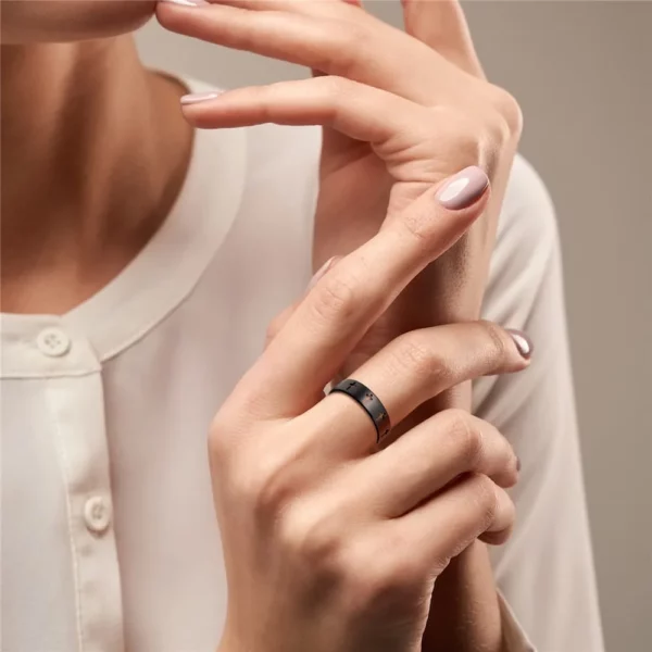 Skyrim – bague de fiançailles en acier inoxydable pour hommes et femmes, croix creuse, surnaturelle, jésus, bijoux de Couple, cadeaux d'anniversaire, 2025 – Image 5