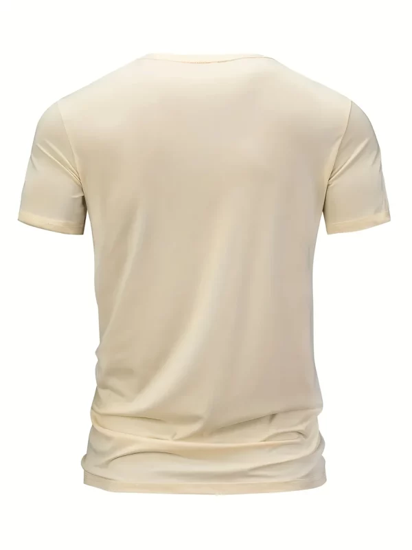 Hommes d'été 100 coton à la mode décontracté ample jésus est le pilier de ma vie imprimé col rond manches courtes T-shirt haut – Image 16