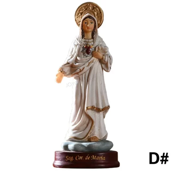 Sculpture de la Sainte Vierge Marie, 1 pièce, figurine de statue de Notre Dame de Lourds – Image 5