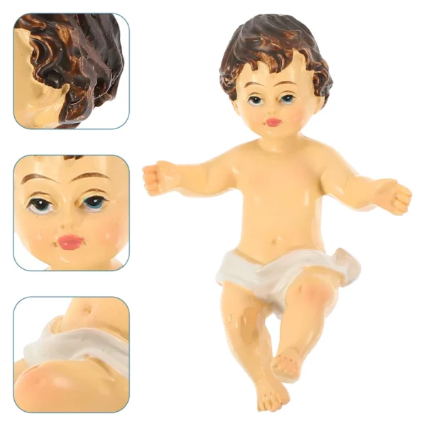 Figurine de jésus pour bébé, décoration de bureau, ornement de table, jésus – Image 22
