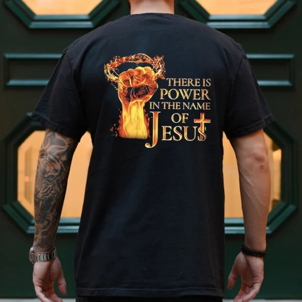 Mode graphique hauts cadeau pour chrétien jésus Streetwear hommes T-Shirt jésus Christ dos impression T-Shirt surdimensionné Y2k vêtements – Image 11