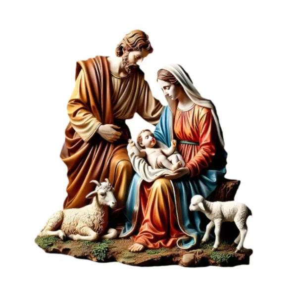 Vierge Marie et Jésus Statue Cadeaux de Noël Nativité FigAuckland pour la Grande-Bretagne – Image 8