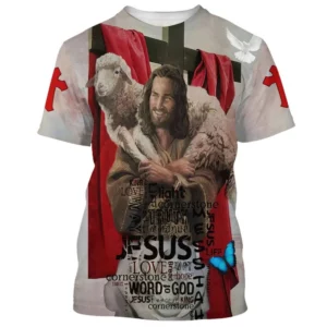 Christ jésus T-Shirt pour hommes 3D jésus impression hommes T-Shirt Harajuku Y2k manches courtes Streetwear mode surdimensionné T-Shirt hommes vêtements