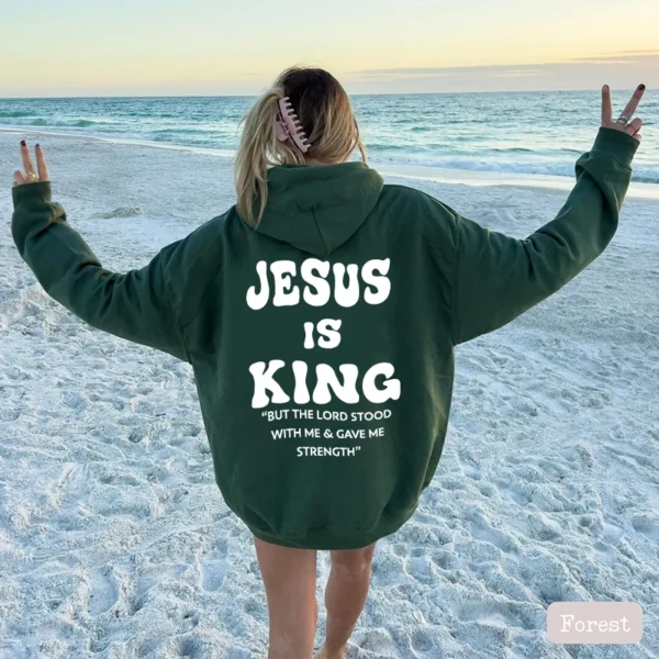 Sweat à Capuche avec Lettres Imprimées pour Femme, Vêtement à la Mode, Harajuku – Image 2