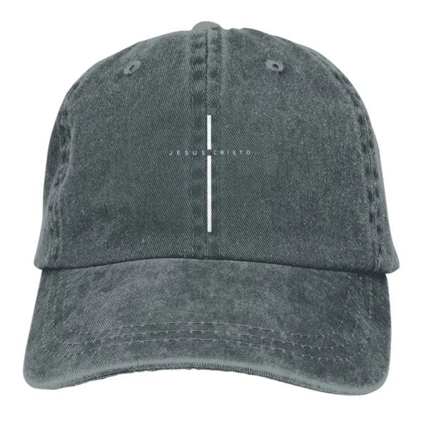 Casquette de Baseball avec croix de jésus Christ pour hommes et femmes, chapeau de camionneur réglable, chapeau de papa noir, chapeau à rabat – Image 9
