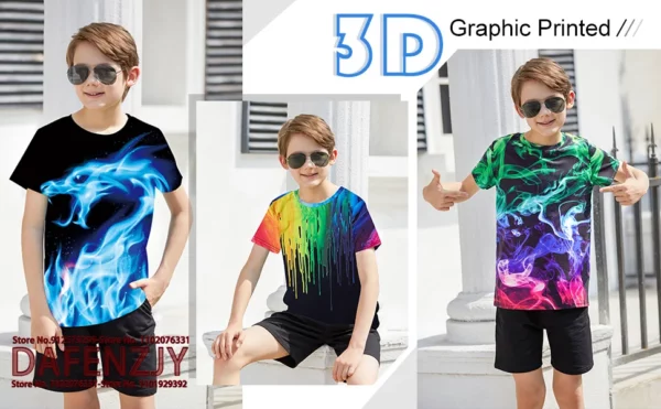 Été Vintage T-shirt pour hommes Lion graphique impression 3D à manches courtes chrétien jésus T-shirt vêtements pour hommes Streetwear T-shirt – Image 23