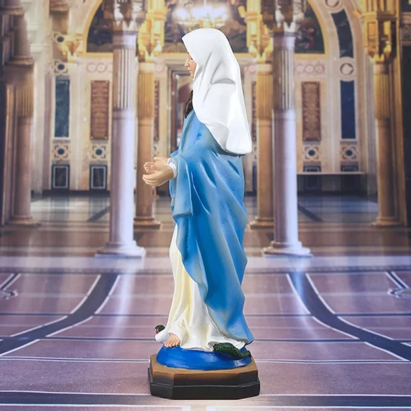 maveraHMA56、21 Pc figurine de fête des mères ornements vierge marie jésus Statues religieuses résine artisanat décoration de la maison Figurines – Image 13