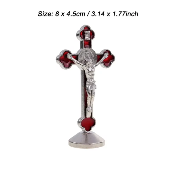Statue de Croix Astronomique Magnétique Durable, Nina ifix, Jésus, Accessoire de Christianisme pour Maison, Artisanat de Décoration de Chapelle – Image 4