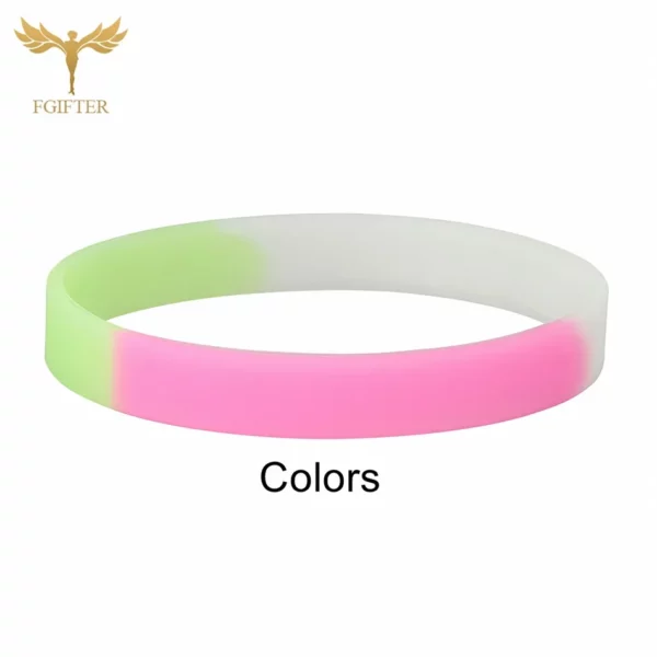 Bracelets en acier inoxydable avec symboles de poisson de Jésus, bijoux de religion chrétienne Lchthus, bracelet en caoutchouc coloré, bracelets simples – Image 19