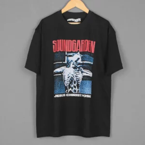 Soundgarden T-Shirt jésus Christ Pose Alternative Rock Grunge groupe Sub Pop Alice en chaînes manches courtes coton chemise pour hommes