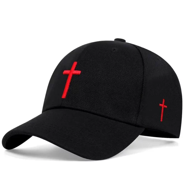 Casquettes de Baseball unisexes avec broderie croisée, chapeaux décontractés réglables pour l'extérieur, chapeau de protection solaire, printemps et automne – Image 5