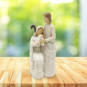 Statues de famille religieuse/statues de décoration extérieure pour la maison/statues commémoratives de jésus décoration de lieu religieux/idée de pâques de noël