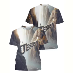 Christian jésus 3D imprimé T-Shirt mode christianisme t-shirts été col rond T-Shirt hauts femmes Streetwear à manches courtes t-shirts