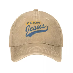 Casquette de Baseball en Denim pour hommes et femmes, chapeau de soleil Snapback, chapeaux d'été Hip Hop CasAdvantages, équipe chrétienne de Jésus, nouveau, 2023