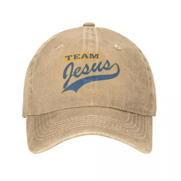 Casquette de Baseball en Denim pour hommes et femmes, chapeau de soleil Snapback, chapeaux d'été Hip Hop CasAdvantages, équipe chrétienne de Jésus, nouveau, 2023