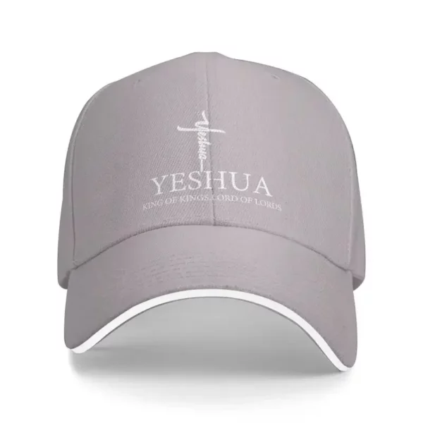 Casquette de Baseball personnalisée Yeshua jésus chrétien, Protection solaire pour femmes et hommes, réglable, Religion, foi, chapeau de papa, automne – Image 11