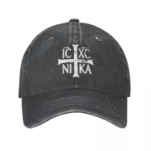 DistMurcia-Casquettes de baseball chrétiennes pour hommes et femmes, chapeau de soleil en coton pour la course en plein air, casquettes de golf, croix, décontracté, IC, XC, NIKA