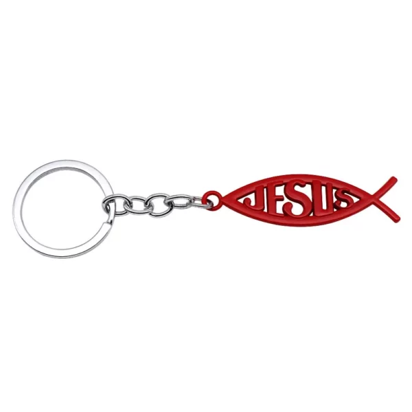 Porte-clés de voiture universel en métal, pendentif avec logo de poisson de Jésus, Toyota, Audi, KIA, Honda, Mercedes Benz, Chevrolet, Jeep – Image 16