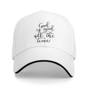 Dieu est bon tout le temps soleil casquette de Baseball jésus amant chrétien printemps y2k mignon camionneur chapeau pour femme mâle Sport casquettes de Baseball