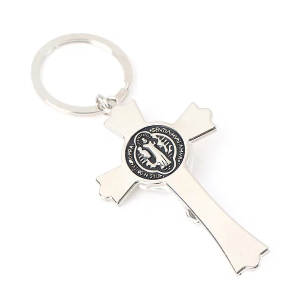 Porte-clés croix de Jésus, religion chrétienne, porte-clés, accessoires de bijoux, mode – Image 9