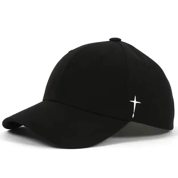 Casquettes de Baseball unisexes avec broderie croisée latérale, chapeaux décontractés réglables pour l'extérieur, chapeau de protection solaire, printemps et automne – Image 3