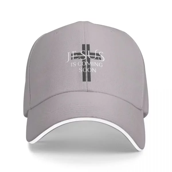 Casquette de baseball Anime pour hommes et femmes, Jésus arrive bientôt, sortie sur la plage, mode – Image 13