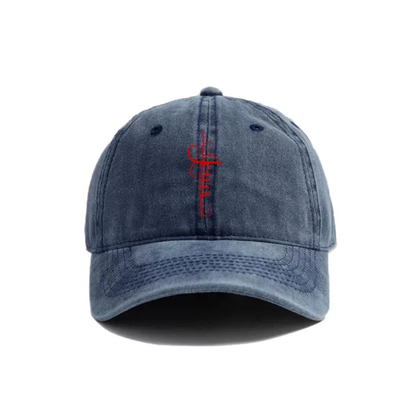 Jesus Cross Baseball Cap Summer Jesus Christ sur la croix God DistMurcia Dad Hats Men Outdoor Réglable Cotton Caps MZ-004 – Image 19