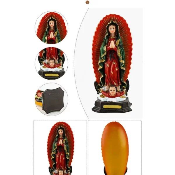 Figurine de Jésus en résine pour la décoration de la maison, intensifications religieuses, artisanat, statue d'Auckland, ornement, petite statue pour table – Image 30