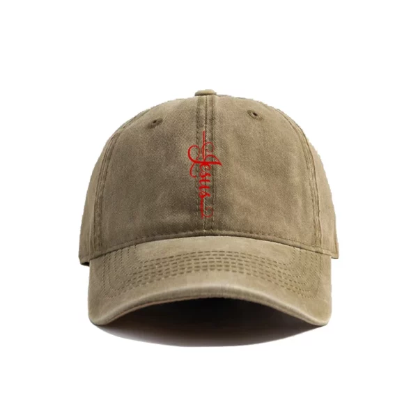 Jesus Cross Baseball Cap Summer Jesus Christ sur la croix God DistMurcia Dad Hats Men Outdoor Réglable Cotton Caps MZ-004 – Image 20