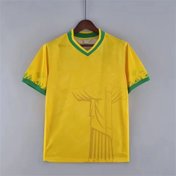 Haut d'entraînement de Football d'été, édition spéciale brésilienne, maillot de Football jésus noir gris, t-shirts imprimés en 3D pour adultes en plein air – Image 5