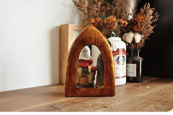 Christ Be With Me Country Retro Matkey Riding Cranger Group Ornements de scène de la naissance du Christ, Cadeaux de Noël, Décorations de Noël – Image 13