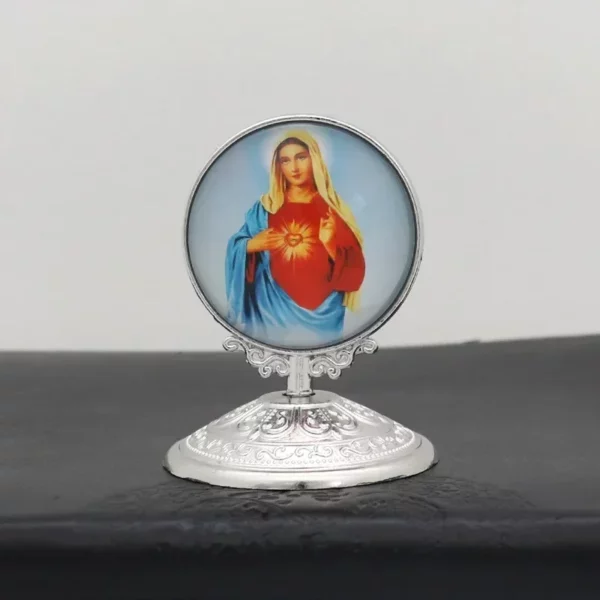 Statue religieuse pour la décoration de la maison, Jésus, la Vierge Marie, la Sainte icône, le Christ catholique, l'ange, la voiture, le bureau, les fournitures, nouveau, 2023 – Image 8