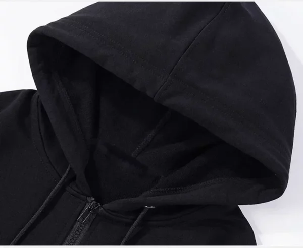 Jésus vous aime imprimé sweats zippés pour femmes manches longues col rond polaire sweats à capuche tendance pulls femme vestes à glissière – Image 9